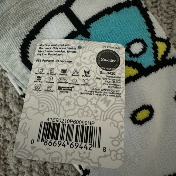 Hello kitty no show ankle socks 5-pack 💜♥️💕 - Picture 3 of 5